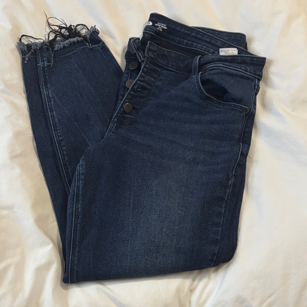 Women's Dark Blue Jeans